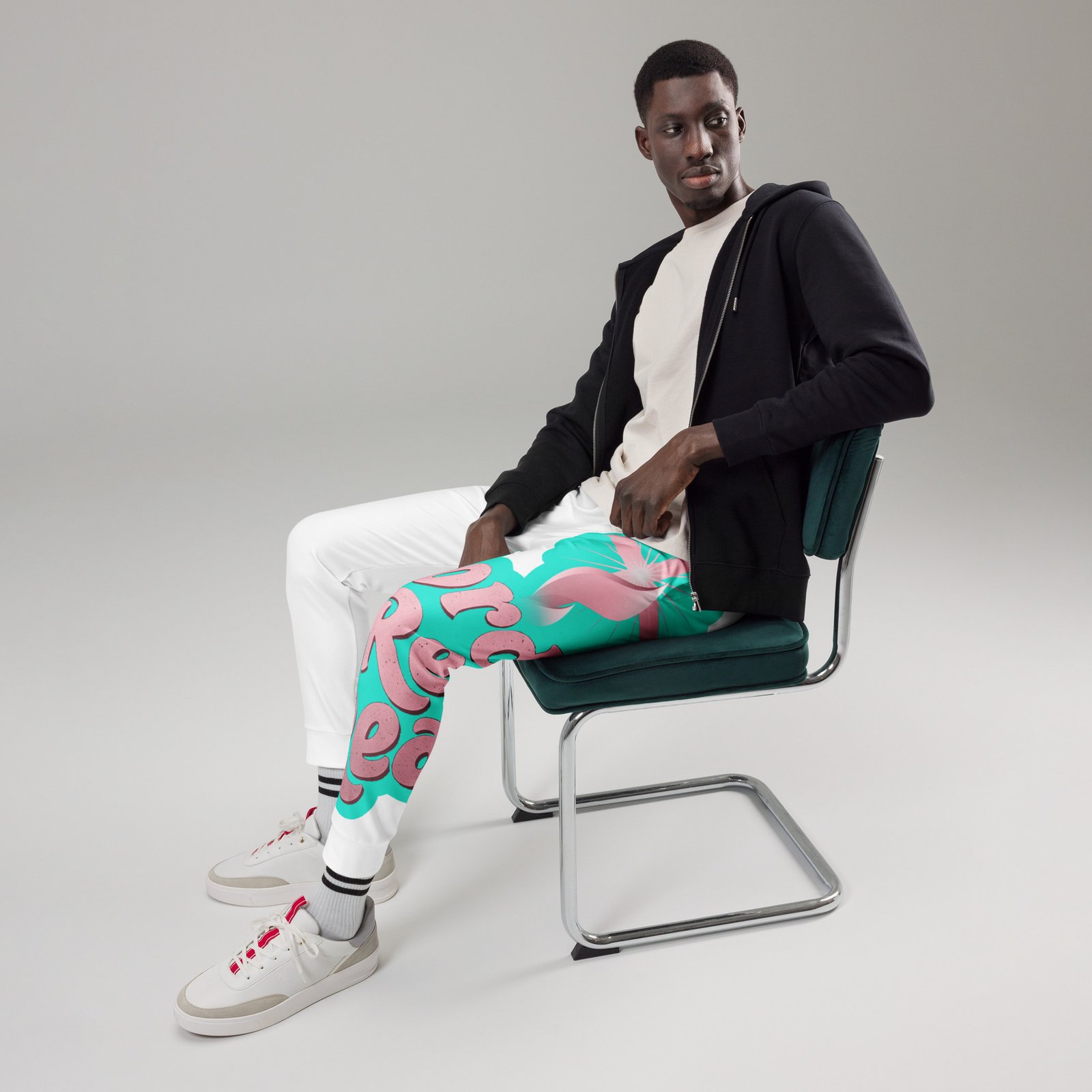 all-over-print-recycled-mens-joggers-white-front-69deb6280b95a.jpg Men's Joggers - Image 1