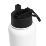 Stainless steel water bottle with a straw lid - Image 7