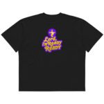 Unisex organic oversized high neck t-shirt - Image 3