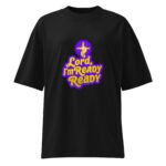 Unisex organic oversized high neck t-shirt - Image 2