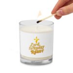 Glass jar soy wax candle - Image 2